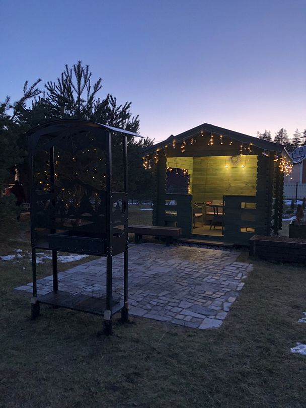 с камином и сауной у озера, Ленинградская область: фото 3