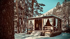 Шале с террасой №2 с красивым видом из окна, Глэмпинг Mount House, Терскол