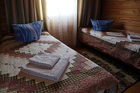 Двухместный номер Economy 2 отдельные кровати, База отдыха Набаймар, Хужир