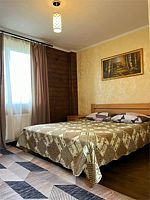 Двухместный стандарт с двуспальной кроватью, вид на горы, База отдыха Горная Слобода , станица Даховская