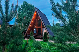 Коробицыно шале 1, Гостевой дом Рай в шалаше в Коробицино, поселок Коробицыно