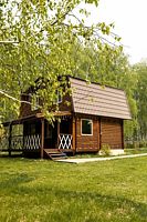 Шестиместный коттедж с 2 комнатами, База отдыха Тихие зори, Бидинский