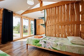 Трёхместный коттедж с красивым видом из окна, Турбаза Здешево, Вышний Волочек