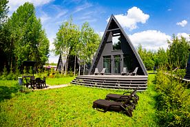 A-frame с одной спальней и сауной, Комплекс гостевых домов Никитское подворье, Переславль-Залесский