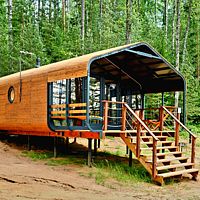 Дом «Симпл-Хаус Премиум», База отдыха Кордон Бирюка, Выборгский район