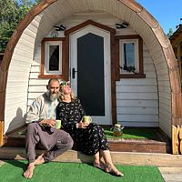 Летний домик на двоих, Домик Алтай Баня, село Ая