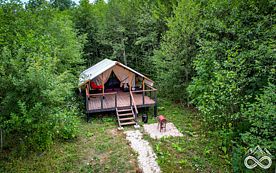 Малый тент-хаус Номера домов: 3, Глэмпинг Время гор, станица Даховская