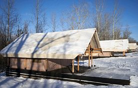 Тент рядом с пляжем двуспальная кровать, Глэмпинг ЗеЛень & TheЛень, Маркс