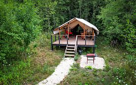 Большой тент-хаус Номера домов: 3, Глэмпинг Время гор, станица Даховская