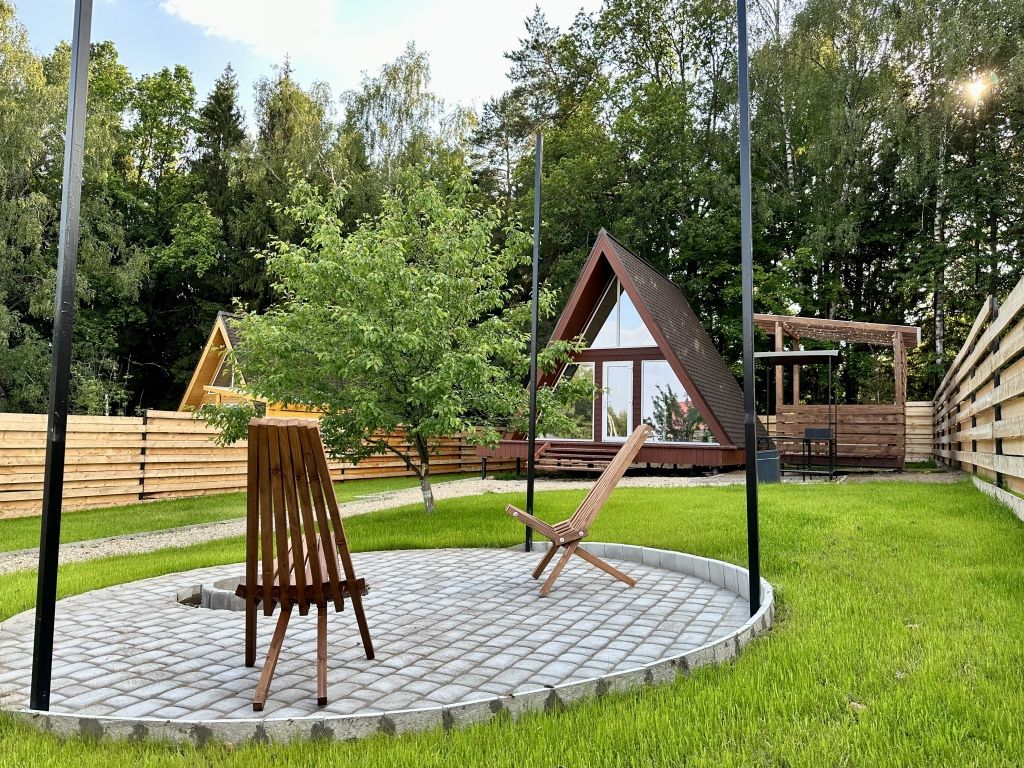 Глэмпинг Домики A-frame С Чаном или Купелью-Фурако, Боровск, Калужская область
