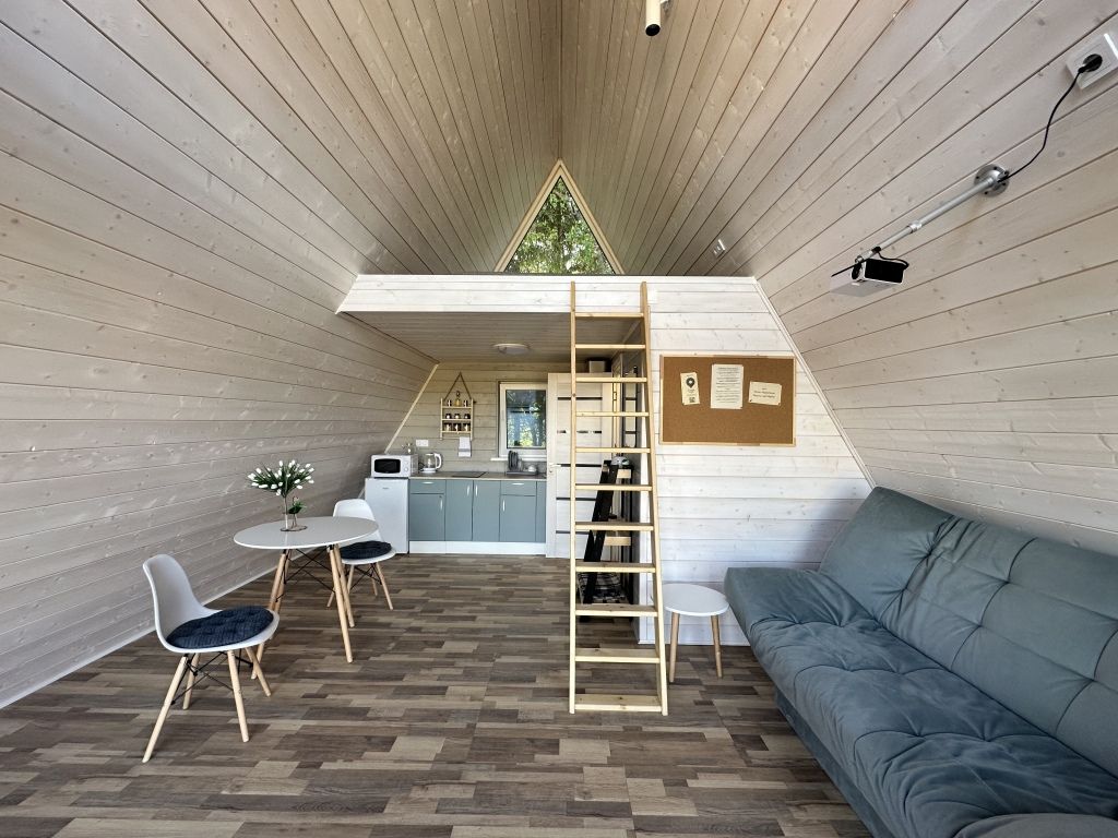 Домики A-frame С Чаном или Купелью-Фурако, Калужская область: фото 5