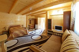 Номер 2-местный 1-комнатный в деревянном коттедже (1,2 этаж), Пансионат Украина-1, Феодосия