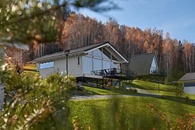 Вилла с террасой и видом на горы, Комплекс Шале Altai Palace, Алтайский район