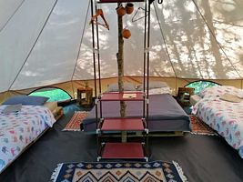 Четырёхместный номер Standard с красивым видом из окна, Глэмпинг Звездный лес, д. Богданово