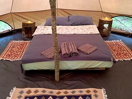 Двухместный номер Superior с красивым видом из окна двуспальная кровать, Глэмпинг Звездный лес, д. Богданово