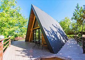 Коттедж, Коттедж A-frame у Озера, Пенза