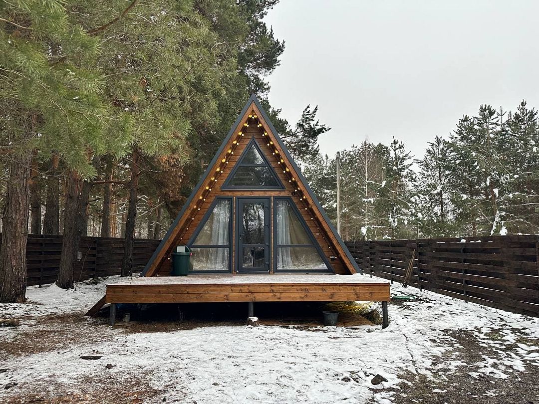 Коттедж A-frame в Сосновом лесу, Пенза, Пензенская область