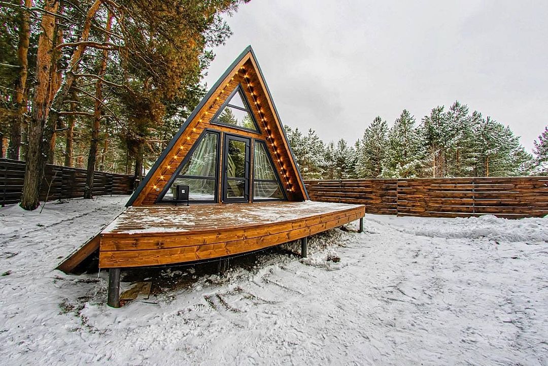 A-frame в Сосновом лесу, Пензенская область: фото 4