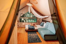 Двухместный номер Standard с красивым видом из окна двуспальная кровать, Глэмпинг ЖИЗНЬ - УГРА!, Дзержинский район