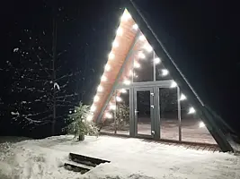 Домик A-FRAME (Жеребцы), Гостевой дом Домики у леса в Черноголовке, Черноголовка