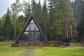 Домик A-FRAME (Назимиха), Гостевой дом Домики у леса в Черноголовке, Черноголовка