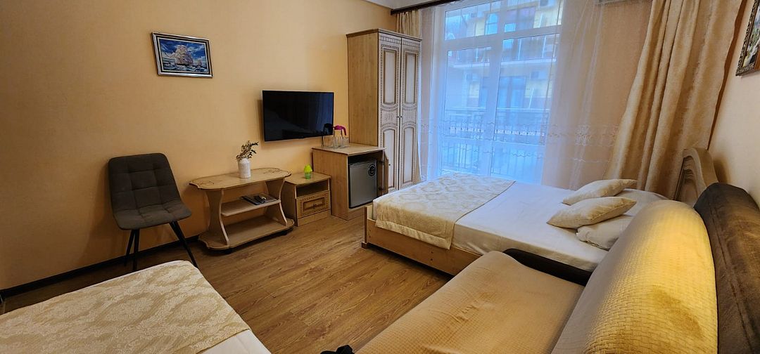 Полулюкс 4-местный 1-комнатный