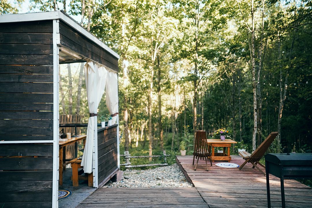 Коттедж 2-местный 1-комнатный (Лесной домик)