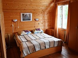 Двухместный номер #4.5 c 1 комнатой с красивым видом из окна двуспальная кровать, База отдыха Стерж, Осташковский район