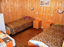 Двухместный номер Standard #4.3 с красивым видом из окна 2 отдельные кровати, База отдыха Стерж, Осташковский район