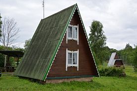 Четырёхместное Коттедж Вигвам #2 с красивым видом из окна, База отдыха Стерж, Осташковский район