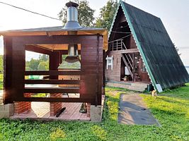 Четырёхместное Коттедж Вигвам #1 с красивым видом из окна, База отдыха Стерж, Осташковский район