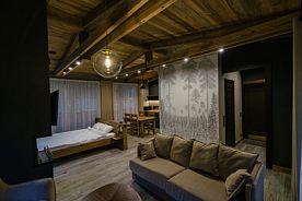 Двухместное шале с красивым видом из окна двуспальная кровать, Загородный клуб GlintWood, Калининский район