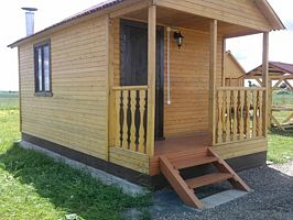 Домик однокомнатный одноэтажный (без удобств) Номера домов: №2, База отдыха Ретлё, Старорусский