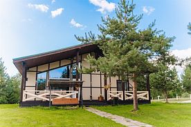 10 местный коттедж с камином и сауной, Коттеджи Черные камни, поселок Киркколахти