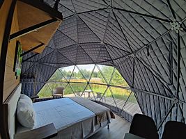 Четырёхместный номер Comfort с красивым видом из окна, Глэмпинг Точка Дзен, Козино