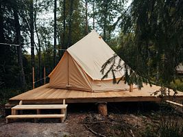 Бунгало с видом на сад, Глэмпинг Котопельто, Сортавала