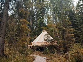 Бунгало с красивым видом из окна, Глэмпинг Котопельто, Сортавала