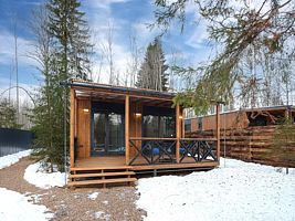 Коттедж в хвойном лесу Номера домов: 1, База отдыха Шишкин place, Приозерский район