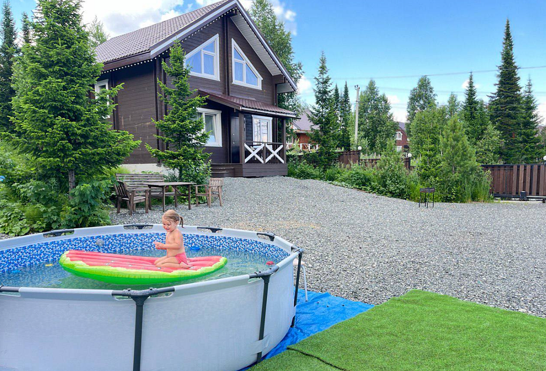 Территория | Гостевые дома на Хвойной (Шерегеш), Кемеровская область