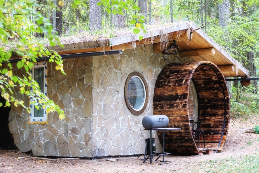 Дом Хоббита 4-местный 2-комнатный