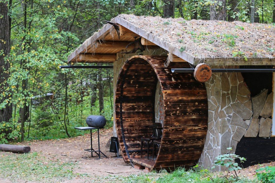 Дом Хоббита 4-местный 2-комнатный