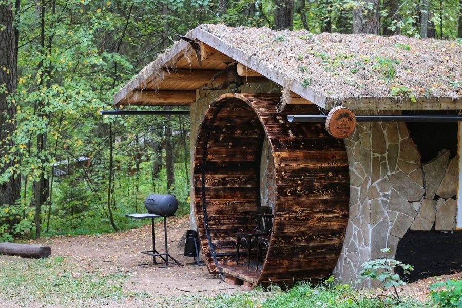 Дом Хоббита 4-местный 2-комнатный