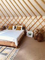 Шатер Белогрудка с красивым видом из окна, Глэмпинг Шале на воде, Хабаровск