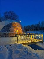Шале Аралия с красивым видом из окна, Глэмпинг Шале на воде, Хабаровск