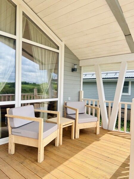 Дом 2-местный 1-комнатный (с террасой)