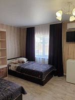 Двухместный номер с двумя полутораспальными кроватями, Гостевой дом Усадьба Рассвет | Рыбалка в Астрахани, Никольское