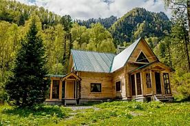 VIP коттедж (4-местный номер, с душем), База отдыха Эстюба, Турочакский район