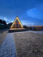 Коттедж, Частный Дом Уютный Домик у Реки c Чаном, Калининский район