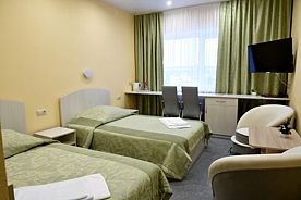 Двухместный номер Standard с видом на город 2 отдельные кровати, Гостевой дом Жемчужина, Воткинск