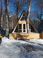 Четырёхместные апартаменты Дуплекс c 1 комнатой с балконом и с красивым видом из окна, Гостевой дом 7 небо, Архыз